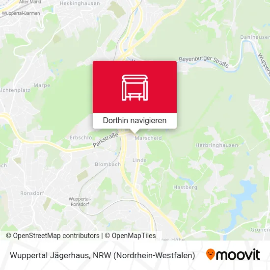 Wuppertal Jägerhaus Karte