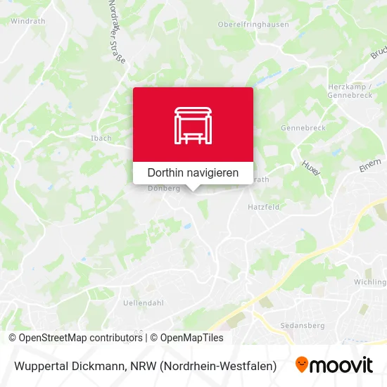 Wuppertal Dickmann Karte