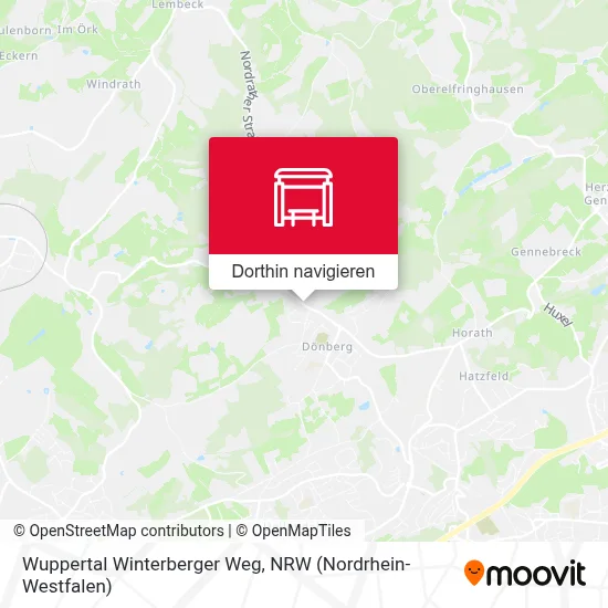 Wuppertal Winterberger Weg Karte