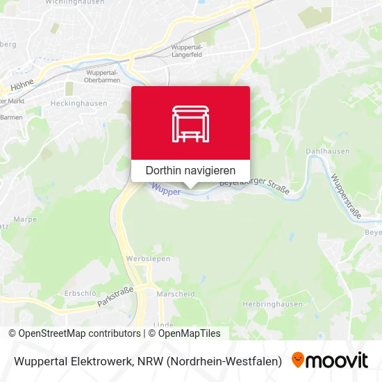 Wuppertal Elektrowerk Karte