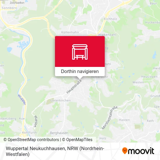 Wuppertal Neukuchhausen Karte