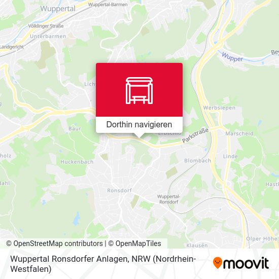Wuppertal Ronsdorfer Anlagen Karte