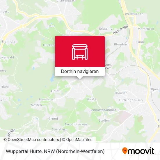 Wuppertal Hütte Karte