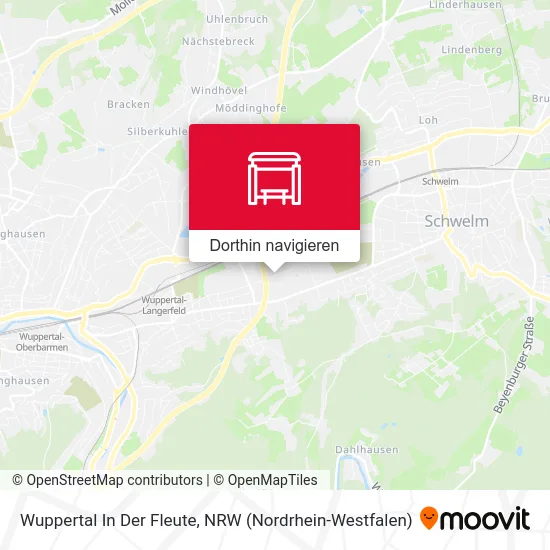 Wuppertal In Der Fleute Karte