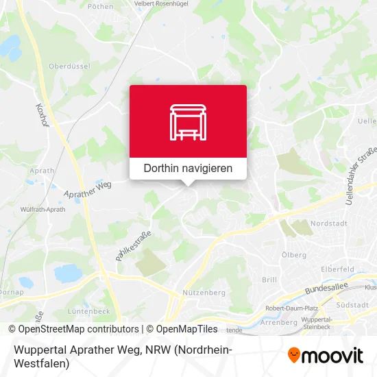 Wuppertal Aprather Weg Karte