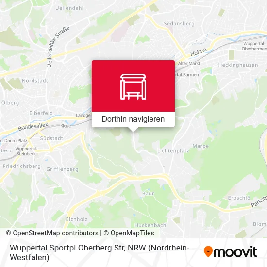 Wuppertal Sportpl.Oberberg.Str Karte