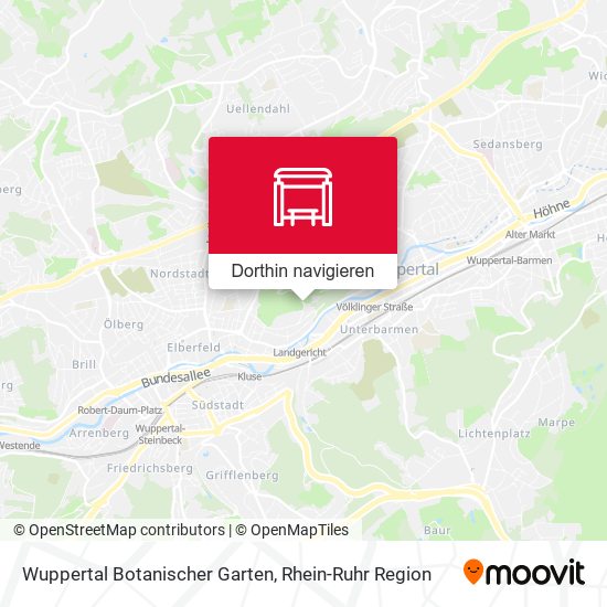 Wuppertal Botanischer Garten Karte