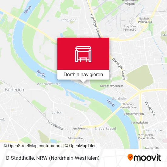 D-Stadthalle Karte