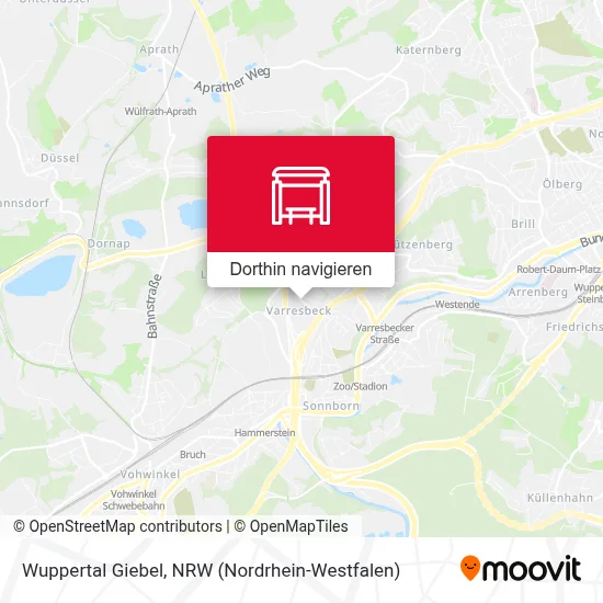 Wuppertal Giebel Karte