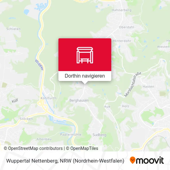 Wuppertal Nettenberg Karte
