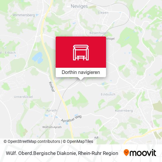 Wülf. Oberd.Bergische Diakonie Karte