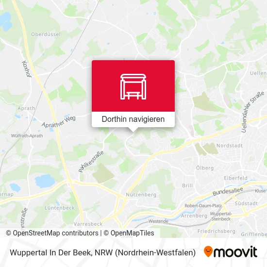Wuppertal In Der Beek Karte