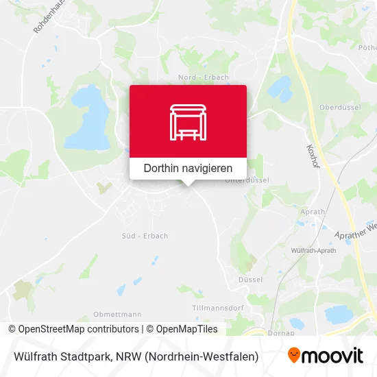 Wülfrath Stadtpark Karte