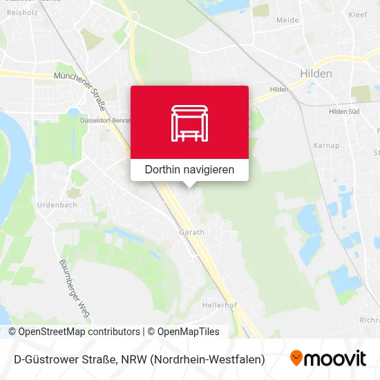 D-Güstrower Straße Karte