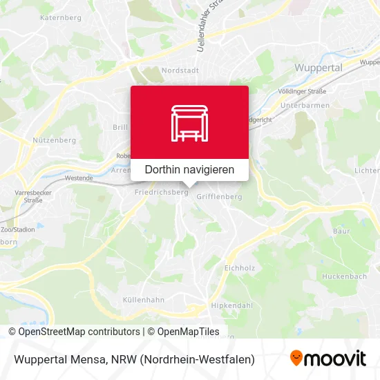 Wuppertal Mensa Karte