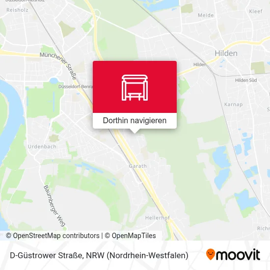 D-Güstrower Straße Karte