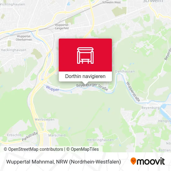 Wuppertal Mahnmal Karte