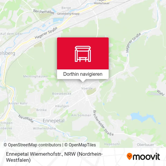 Ennepetal Wiemerhofstr. Karte