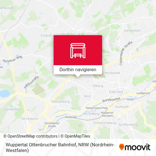 Wuppertal Ottenbrucher Bahnhof Karte
