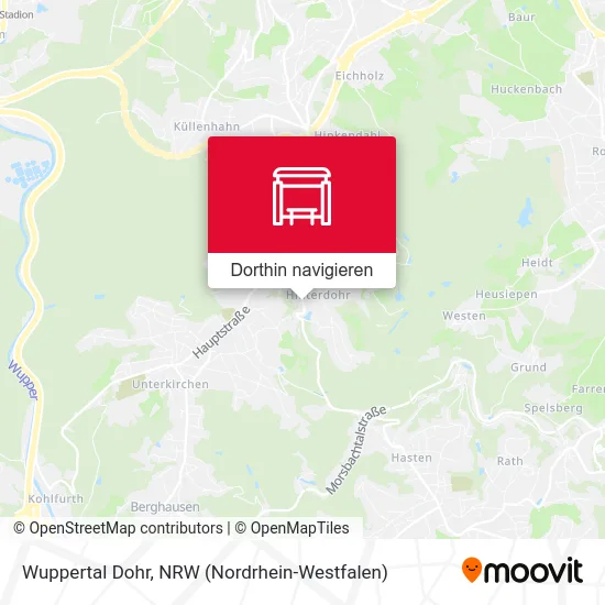 Wuppertal Dohr Karte