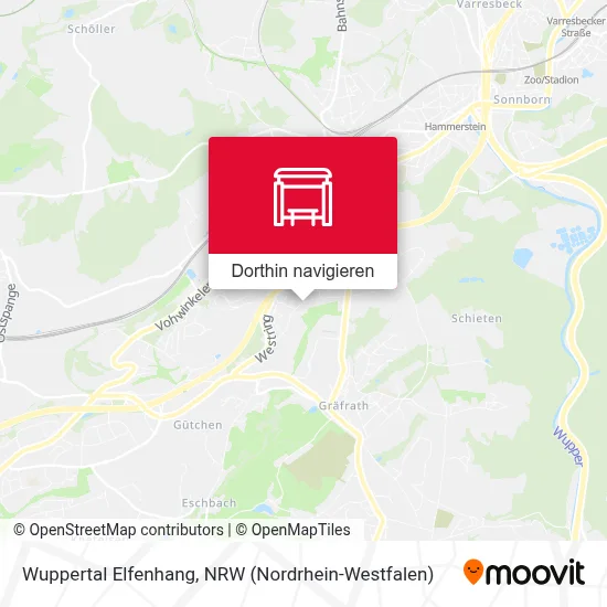 Wuppertal Elfenhang Karte