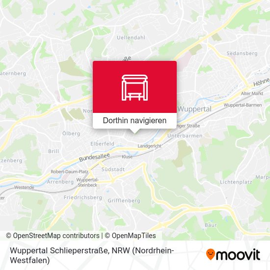 Wuppertal Schlieperstraße Karte