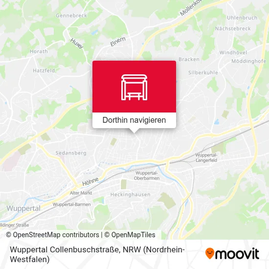 Wuppertal Collenbuschstraße Karte