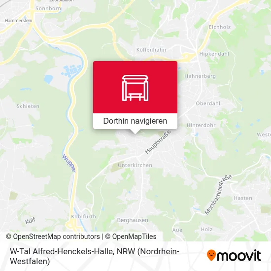 W-Tal Alfred-Henckels-Halle Karte