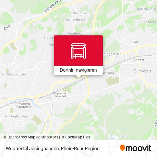 Wuppertal Jesinghausen Karte