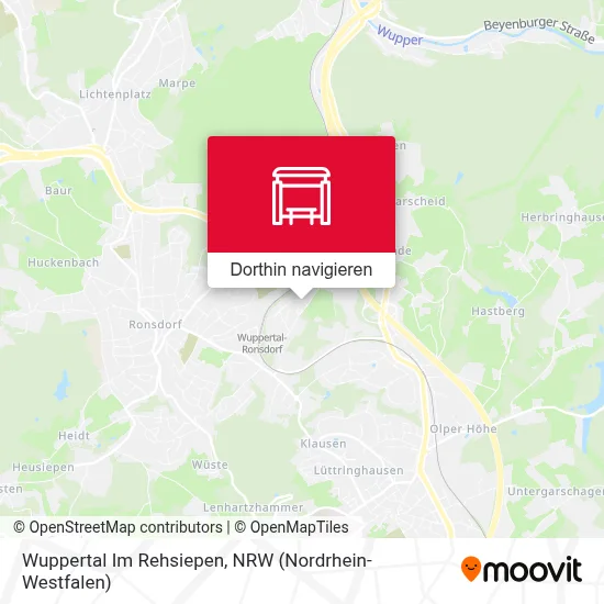 Wuppertal Im Rehsiepen Karte