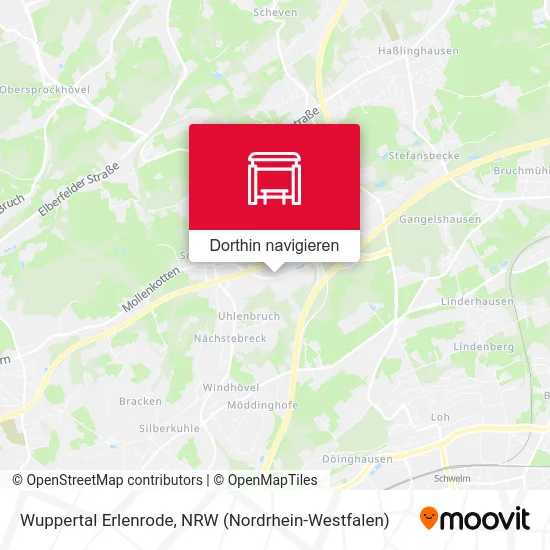 Wuppertal Erlenrode Karte