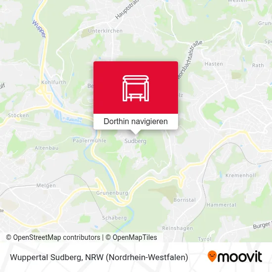 Wuppertal Sudberg Karte