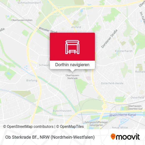 Ob Sterkrade Bf. Karte