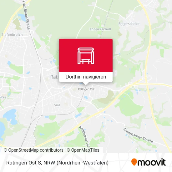 Ratingen Ost S Karte