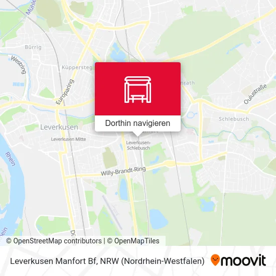 Leverkusen Manfort Bf Karte