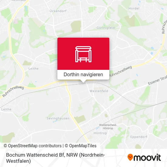 Bochum Wattenscheid Bf Karte