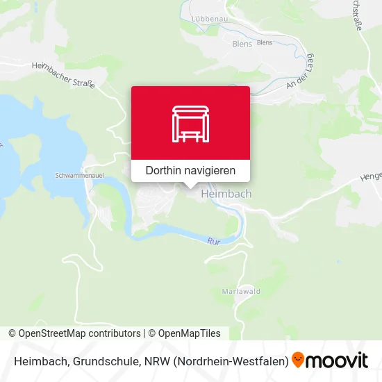 Heimbach, Grundschule Karte
