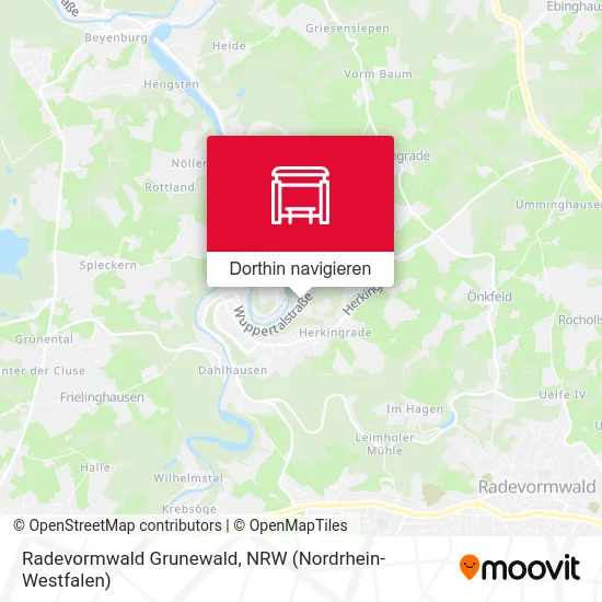 Radevormwald Grunewald Karte