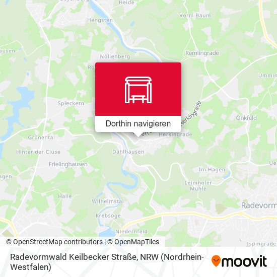 Radevormwald Keilbecker Straße Karte