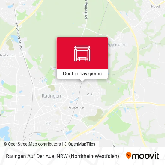 Ratingen Auf Der Aue Karte