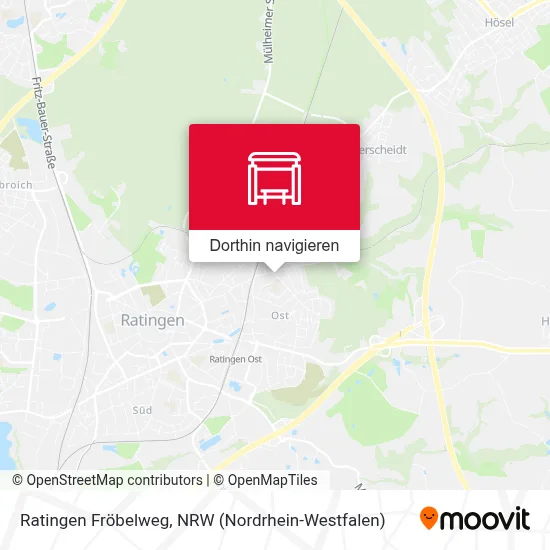 Ratingen Fröbelweg Karte