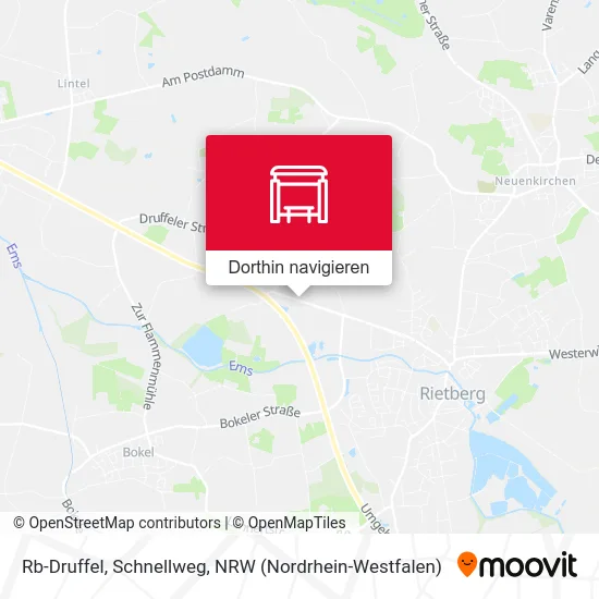 Rb-Druffel, Schnellweg Karte