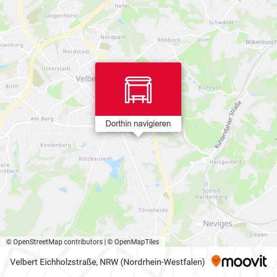 Velbert Eichholzstraße Karte