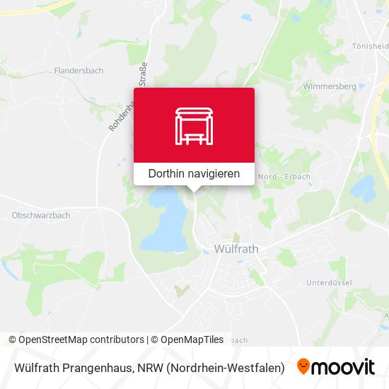 Wülfrath Prangenhaus Karte