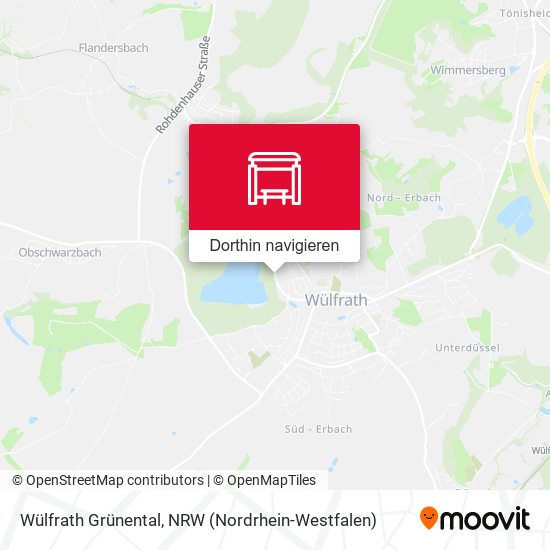 Wülfrath Grünental Karte