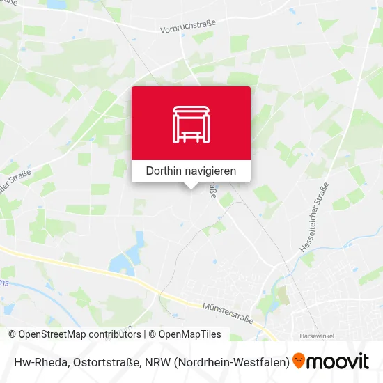 Hw-Rheda, Ostortstraße Karte