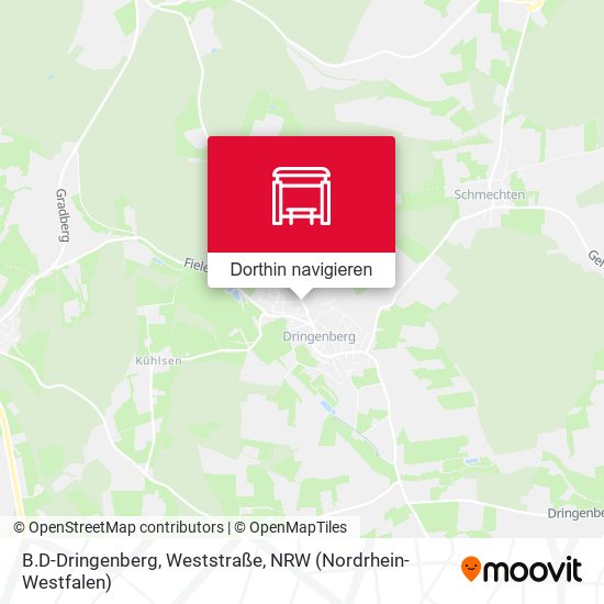 B.D-Dringenberg, Weststraße Karte