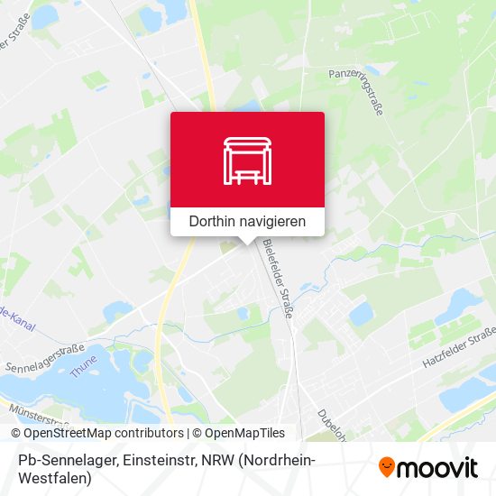 Pb-Sennelager, Einsteinstr Karte