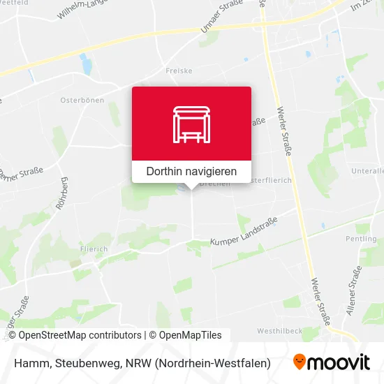 Hamm, Steubenweg Karte
