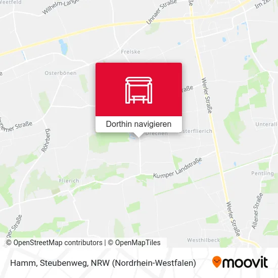 Hamm, Steubenweg Karte